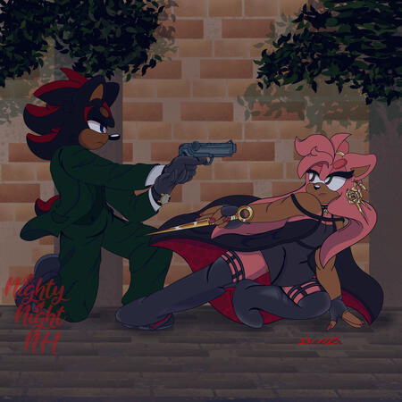 Shaded Lineart - Complex Background